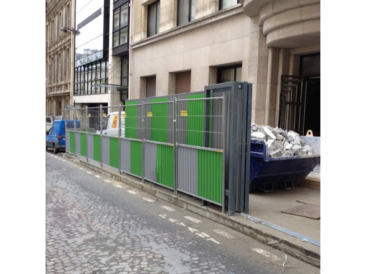 Portail de chantier coulissant Portail de chantier coulissant
