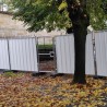 Barrière pleine avec portillon grillagée