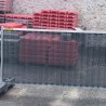 Barrière de chantier perforée anti affiche Ville de Paris
