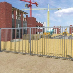 Portail pivotant Heras 6 x 2 m