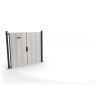 Portail et portillon de chantier à sceller : 6 formats - ID Acier