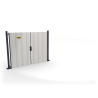 Portail et portillon de chantier à sceller : 6 formats - ID Acier