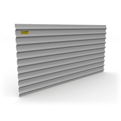 Palissade de chantier en tole anti-affiche - ID Acier