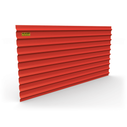 Palissade de chantier en tole anti-affiche - ID Acier