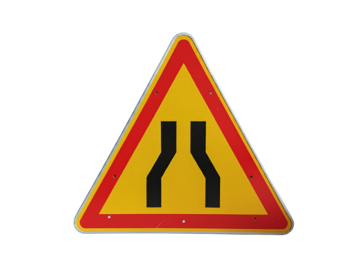 Panneau AK3 | Panneau Chaussée Rétrécie | ID Acier Panneau AK3 | Panneau Chaussée Rétrécie | ID Acier