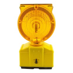 Lampe de chantier solaire double face