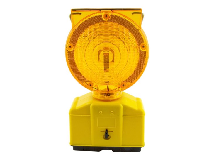 Lampe de chantier solaire double face