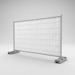 Barrière de chantier anti-vandalisme Eco - Grille Heras - ID Acier