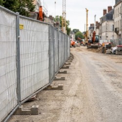 Barrière de chantier anti-vandalisme Eco - Grille Heras - ID Acier