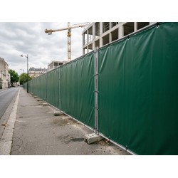 Bache Brise Vue Micro Perfore Verte 50 m | Vente et location