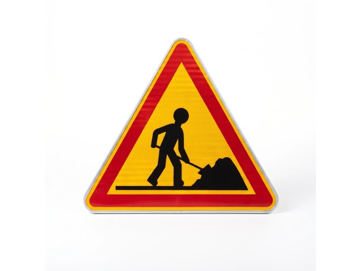 Panneau travaux / AK5 : signalisation temporaire de chantier