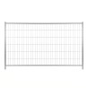 Barrière de chantier T4S : 3.5 x 2 m - Grille Heras - ID Acier