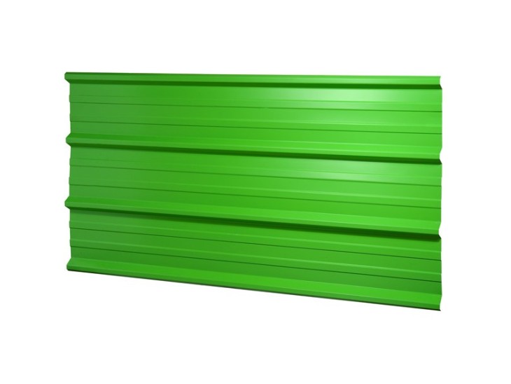 Tôle bac acier de couleur verte