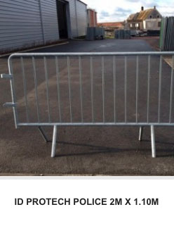 barriere de police 2m x 1.10m